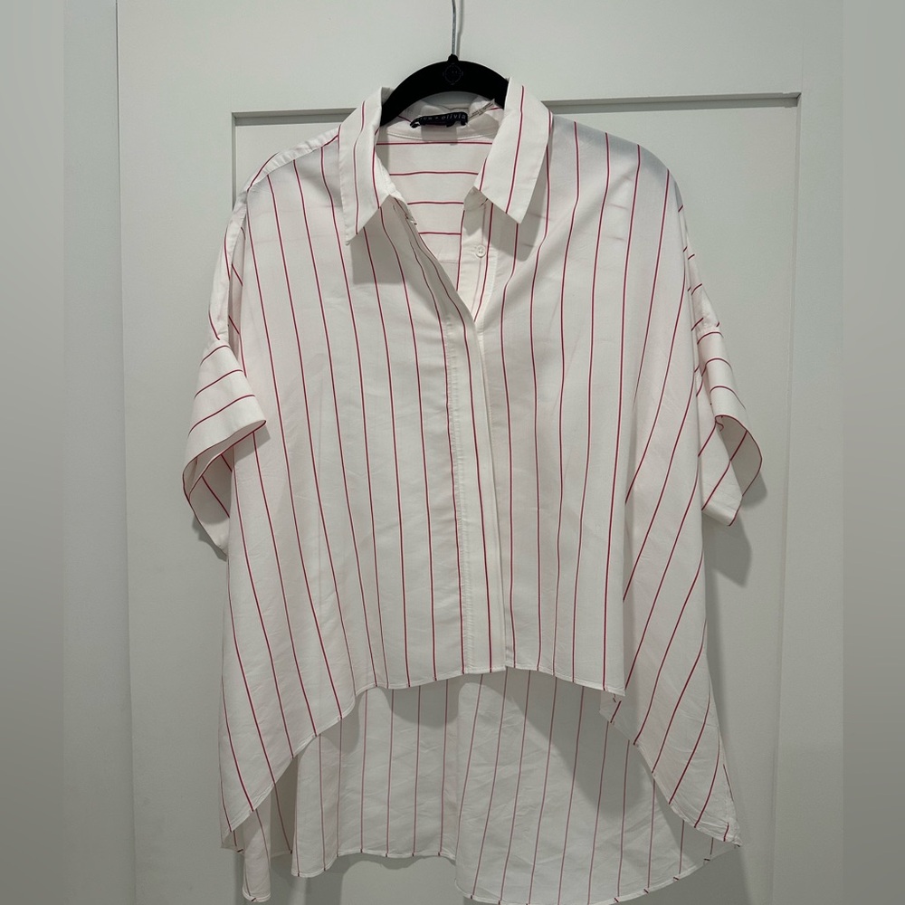 Alive & Olivia high/low blouse